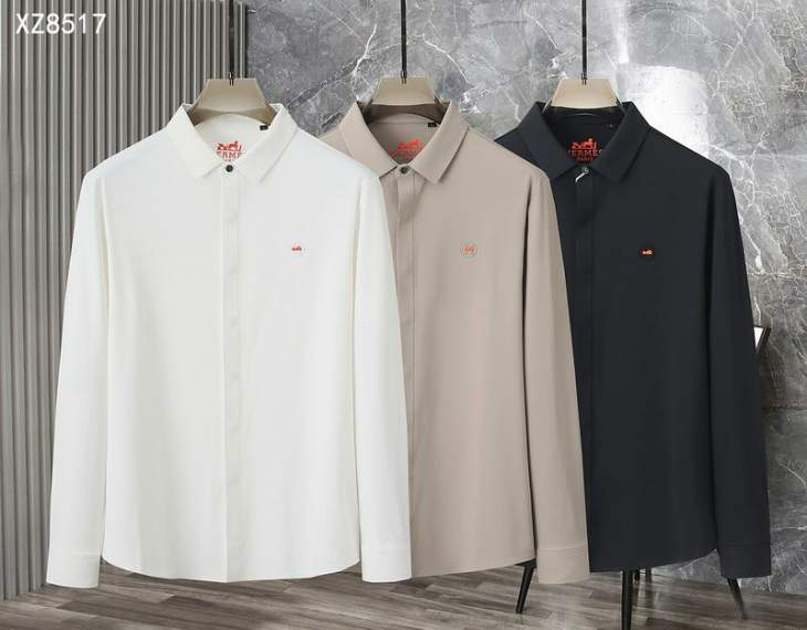 Picture of Hermes Shirt Long _SKUHermesM-4XL26rr2126522
